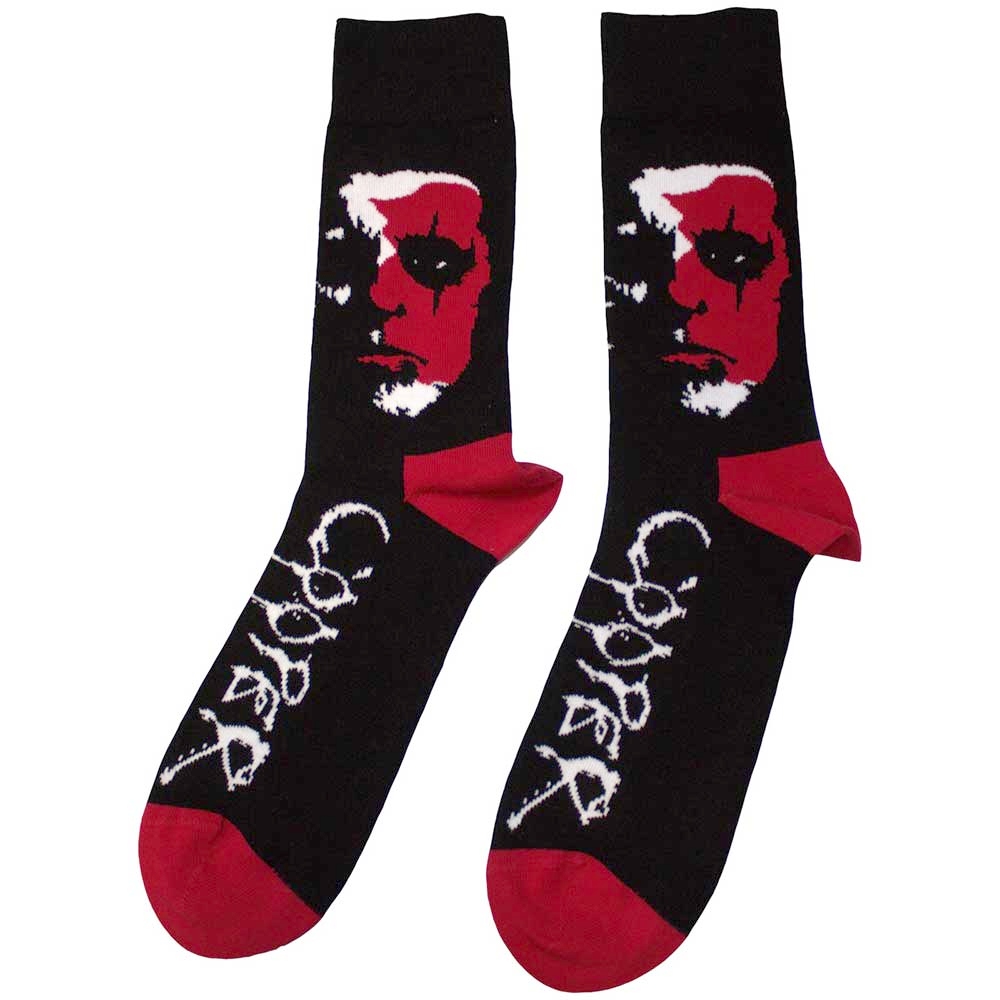 Alice Cooper - Face Sokken - EU 40-45 - Zwart